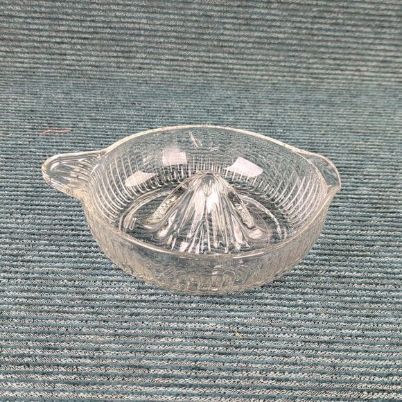 Vintage Other - Vintage Glass Citrus Juicer Bowl